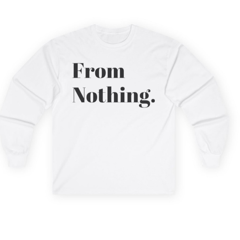 White Long Sleeve Graphic Tee